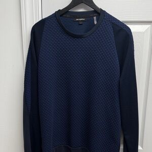 Karl Lagerfeld Dark Blue Men's Crewneck Sweater